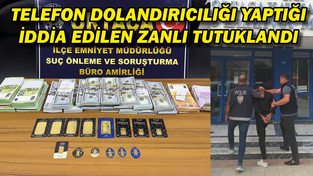 TELEFON DOLANDIRICILIĞI YAPTIĞI İDDİA EDİLEN ZANLI TUTUKLANDI