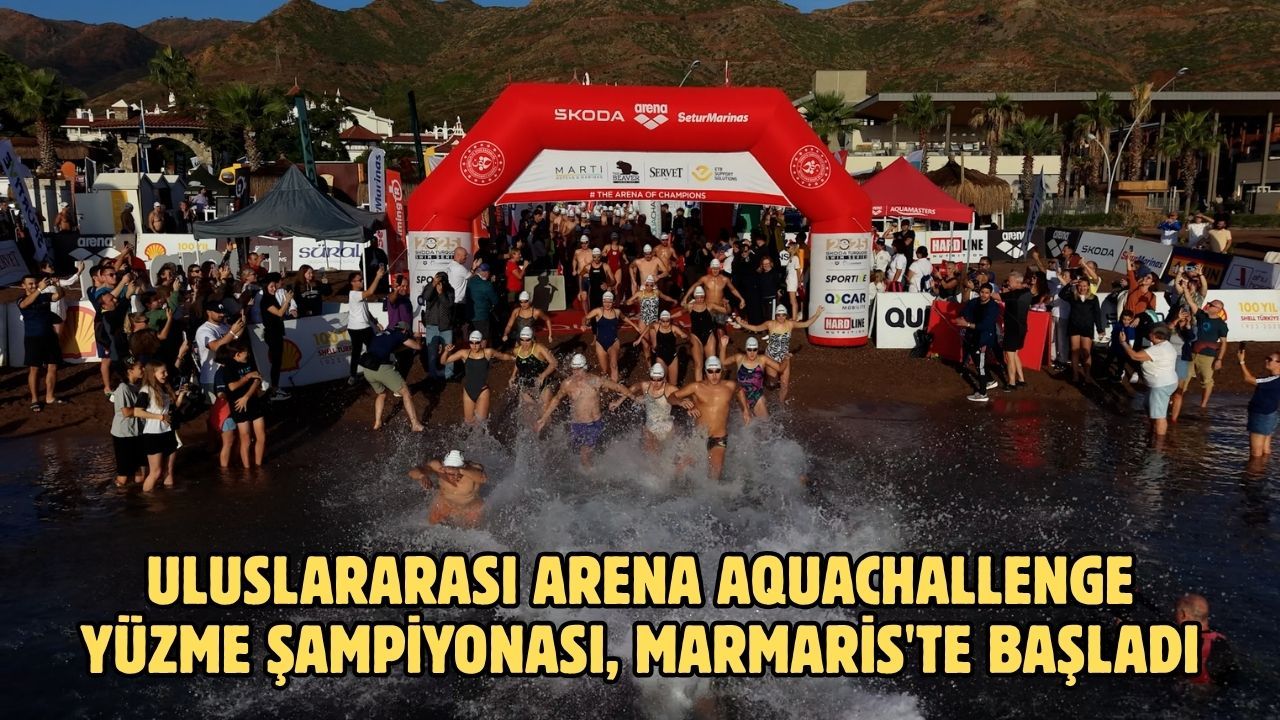 Uluslararası Arena AquaChallenge Yüzme Şampiyonası, Marmaris'te başladı