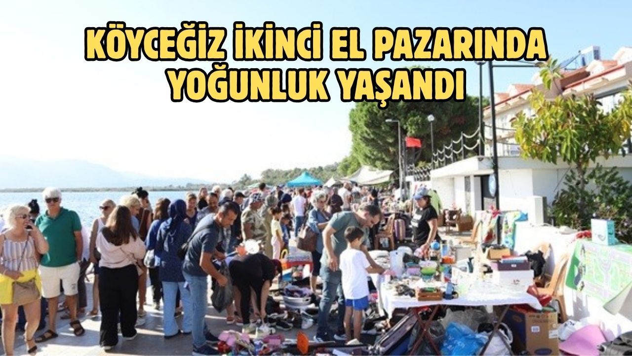 Köyceğiz ikinci el pazarında yoğunluk yaşandı