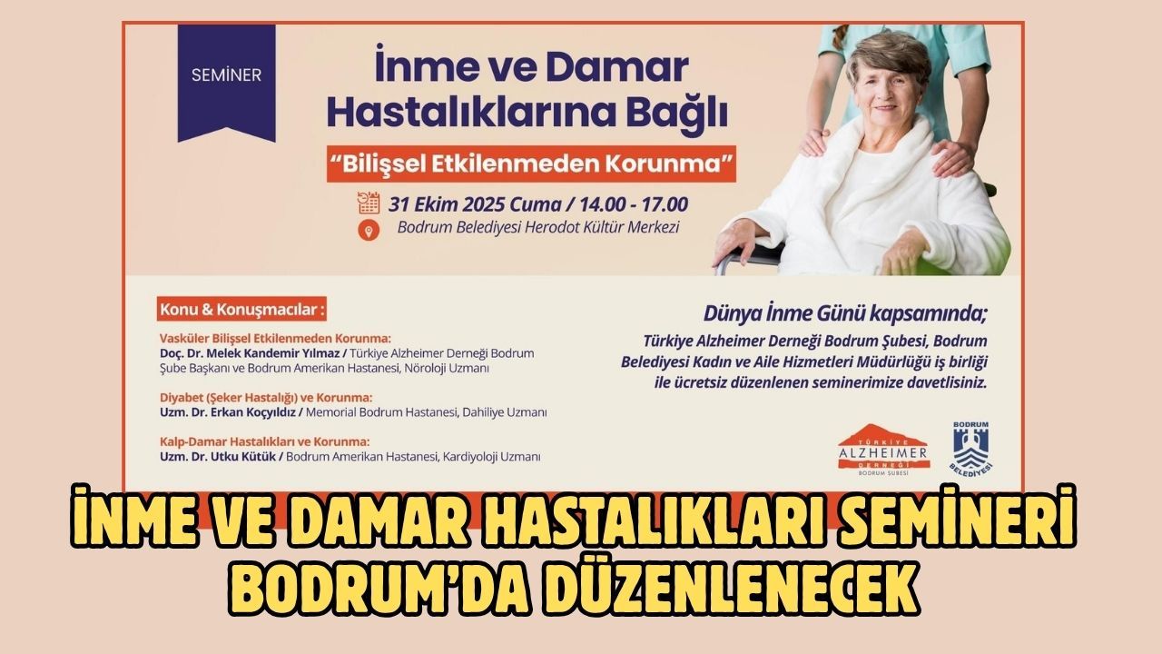 İnme ve Damar Hastalıkları Semineri Bodrum’da Düzenlenecek