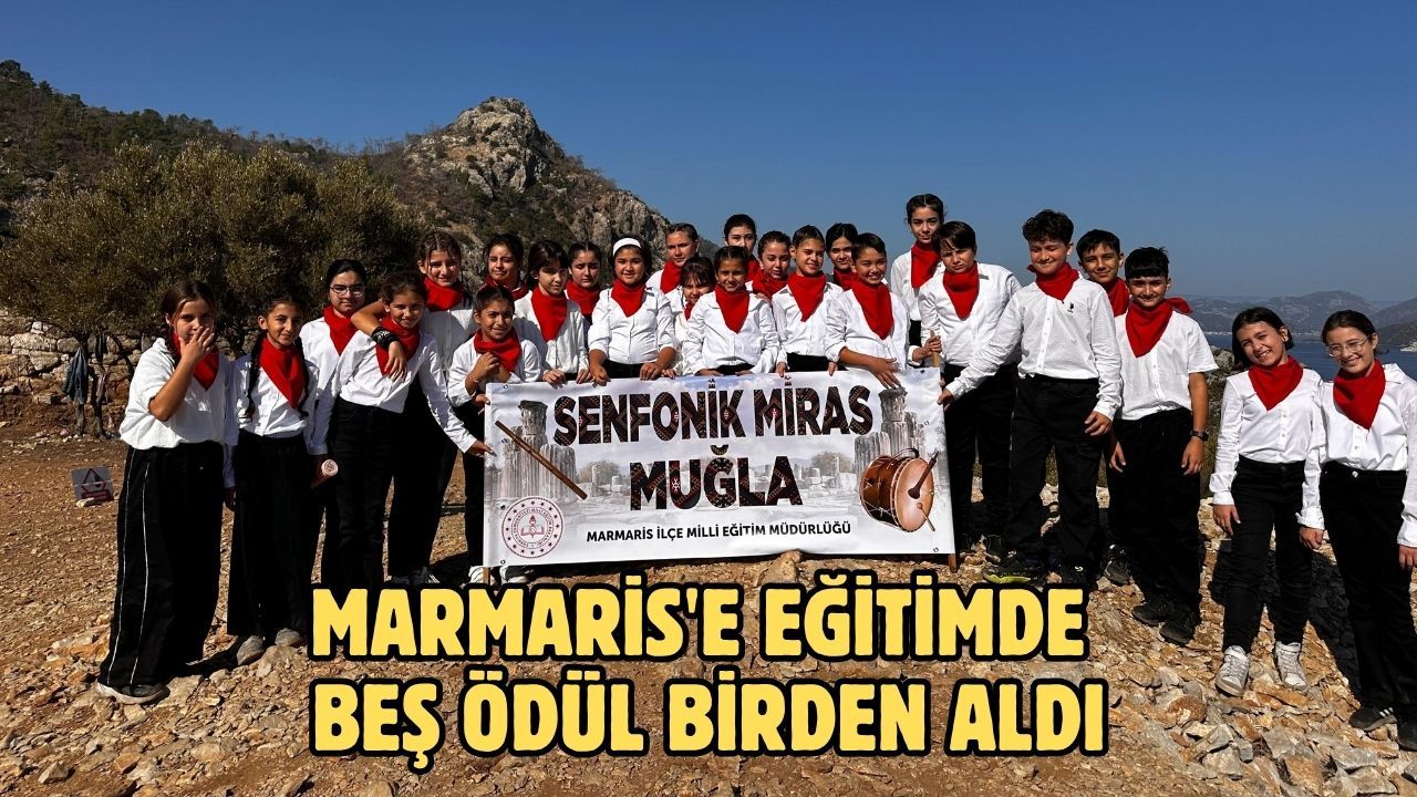 Marmaris'e eğitimde beş ödül birden aldı