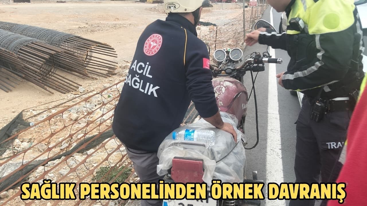 Sağlık personelinden örnek davranış
