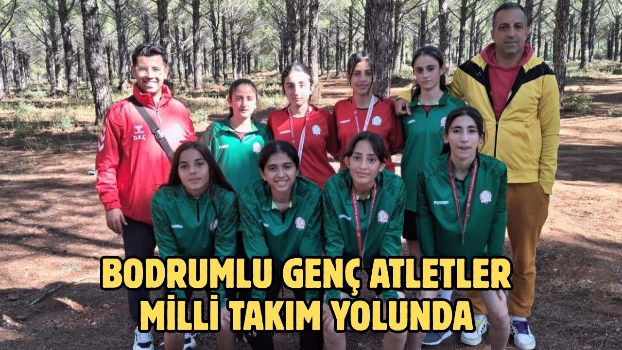 Bodrumlu Genç Atletler Milli Takım Yolunda