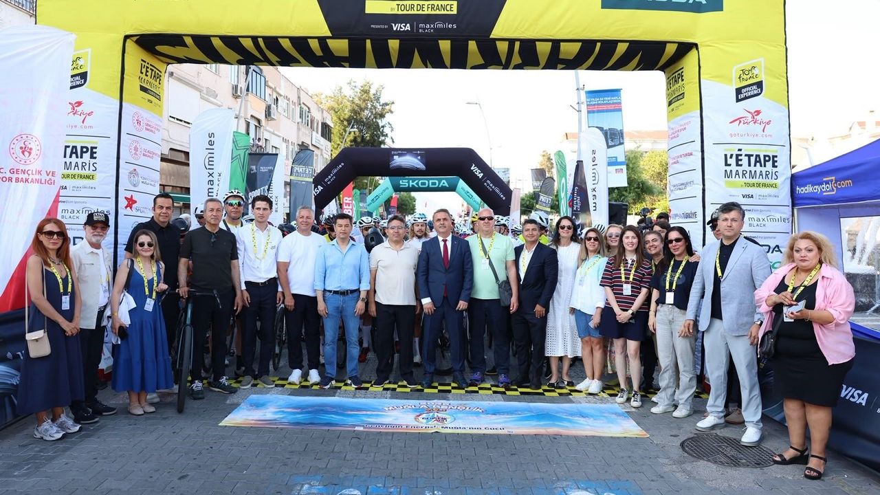 Marmaris’te Tour de France tamamlandı