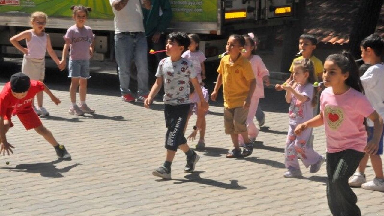 Hem piknik yaptılar hem yarıştılar