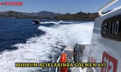 Bodrum açıklarında göçmen avı