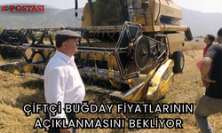 ÇİFTÇİ BUĞDAY FİYATLARININ AÇIKLANMASINI BEKLİYOR