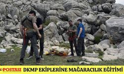 DKMP EKİPLERİNE MAĞARACILIK EĞİTİMİ