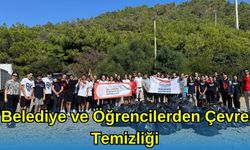 Belediye ve Öğrencilerden Çevre Temizliği