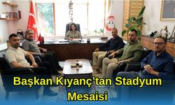 Başkan Kıyanç’tan Stadyum Mesaisi