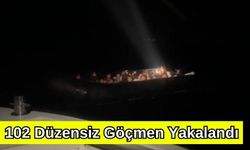 102 Düzensiz Göçmen Yakalandı