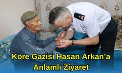 Kore Gazisi Hasan Arkan'a Anlamlı Ziyaret