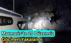 Marmaris'te 20 Düzensiz Göçmen Yakalandı