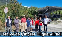 Fethiye’de Çiftçiler Bilgilendirildi