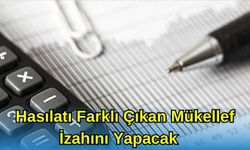 Hasılatı Farklı Çıkan Mükellef İzahını Yapacak