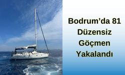 Bodrum'da 81 Düzensiz Göçmen Yakalandı