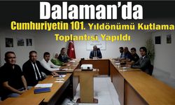 Dalaman'da Cumhuriyetin 101. yıldönümü kutlama toplantısı yapıldı