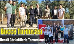 Bocce turnuvası renkli görüntülerle tamamlandı