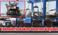 Teknelerin Bakım Onarımı Başladı