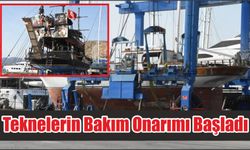 Teknelerin Bakım Onarımı Başladı