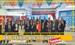 AK Partilide Algan güven tazeledi