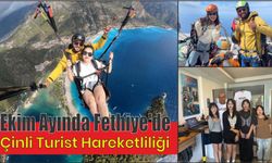 Ekim ayında Fethiye'de Çinli turist hareketliliği