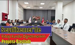 Seydikemer'de ‘Kitap Kurdu Öğretmenim’ projesi başladı