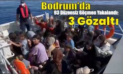 Bodrum'da 93 düzensiz göçmen yakalandı: 3 gözaltı