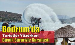 Bodrum'da turistler yüzerken büyük sürprizle karşılaştı