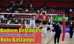 Bodrum Belediyesi Bodrumspor’dan Kötü Başlangıç