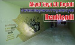 Akyol Yaya Alt Geçidi Vatandaşların Fırçalarıyla Renklendi