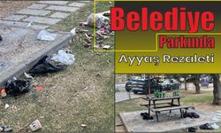 Belediye Parkında Ayyaş rezaleti