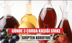 GÜNDE 3 ÇORBA KAŞIĞI SİRKE GRİPTEN KORUYOR