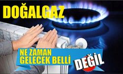 Doğalgaz ne zaman gelecek belli değil