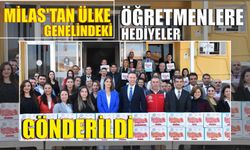 Milas’tan ülke genelindeki öğretmenlere hediyeler gönderildi