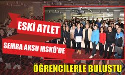 Eski Atlet Semra Aksu MSKÜ’de öğrencilerle buluştu