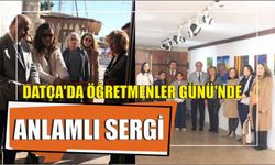 Datça’da Öğretmenler Günü’nde anlamlı sergi