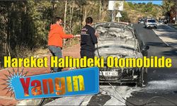 Hareket Halindeki Otomobilde Yangın