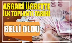 Asgari ücrette ilk toplantı tarihi belli oldu