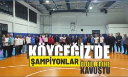 Köyceğiz’de şampiyonlar ödüllerine kavuştu