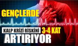 Gençlerde kalp krizi riskini 3-4 kat artırıyor