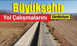 Büyükşehir Yol Çalışmalarını Sürdürüyor