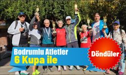 Bodrumlu Atletler 6 Kupa ile Döndüler