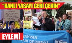 “Kanlı yasayı geri çekin” Eylemi