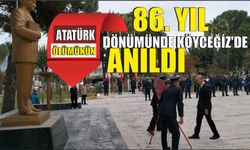 Atatürk ölümünün 86. yıl dönümünde Köyceğiz’de anıldı