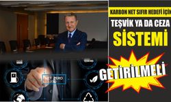 Karbon net sıfır hedefi için teşvik ya da ceza sistemi getirilmeli