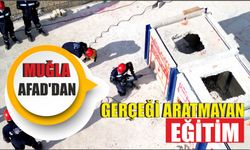 Muğla AFAD'dan gerçeği aratmayan eğitim