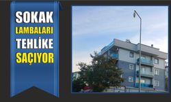 Sokak lambaları tehlike saçıyor