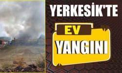 Yerkesik’te ev yangını