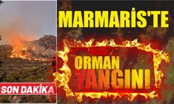 MARMARİS'TE ORMAN YANGINI